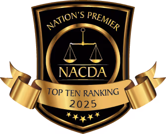 NACDA Nation’s Premier Top Ten Ranking 2025 badge